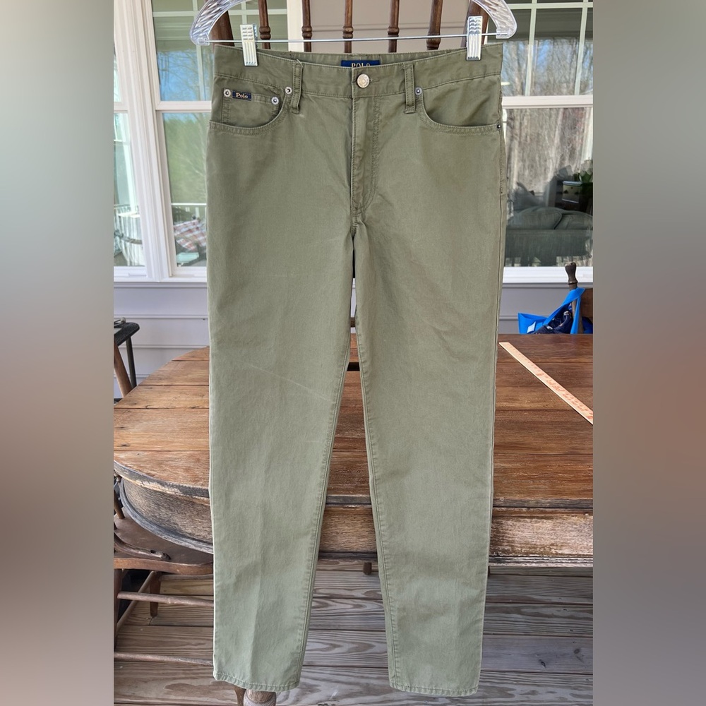 POLO Ralph Lauren Boys Dungarees Pants Big Boy Pony Pants Size 18 ~ 30”x 29” CC1